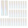 COSIDEA 50 pieces silver lip gloss box 20x20x110 mm mascara tube packaging lipgloss paper box