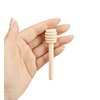 Ucheom Wooden Honey Dipper Sticks, 3Pcs Mini Honey Spoon for Honey Jar Dispense Mixing Stirrer