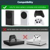 RGB Cooling Stand & Charging Station for Xbox Series S with RGB Light, MENEEA Cooler Fan & Fast Charger Accessories with 2 * 1400mAh Rechargeable Batteries, Headphone Hook [ NOT Xbox One S]