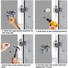 3-H Mop and Broom Holder Wall Mount, Broom Holder Wall Mount 10 Pack, Broom Holder for Garage Garden Shed Storage System Laundry Room Home Kitchen Organization up to 1.45 Inch(grey)