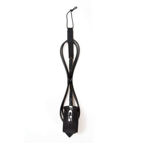 FCS Regular Classic Surf Leash 8 feet Black