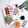 JERCLITY 14 Sheets Independence Day Nail Polish Strips Patriotic American Flag Nail Art Stickers 4th of July Nail Wraps Self-Adhesive Solid Color Nail Decals Manicure Sticker for Memorial Day