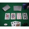 Joyoldelf Silver Foil Poker Playing Cards, Waterproof Deck Poker Card with Gift Box, Perfect for Party and Game