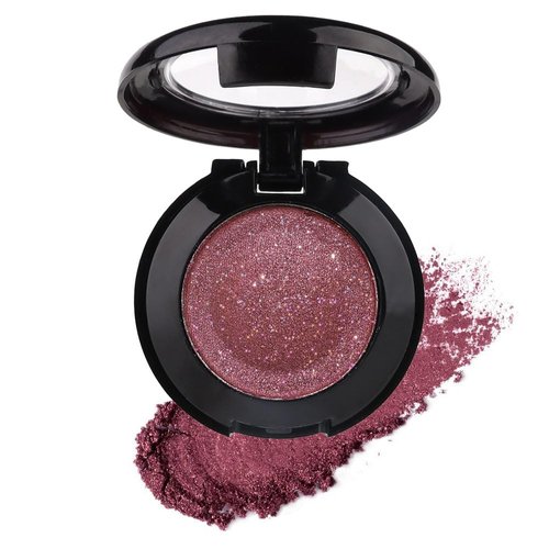 CAKAILA Single Dark Plum Matte Shimmer Eyeshadow,Wine Red Bright High Pigment Intense Monochrome Eye Shadow,Comes With Eyeshadow Brush and Mirror,24 Hour Eye Makeup Longwear Waterproof,Blendable