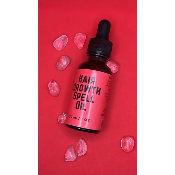 Hair Growth Spell Oil, Organic Root Stimulator, Split End Oil, Anti hair loss, Healthy Scalp, Anti-Breakage, Restoration Oil, HAIR TREATMENT