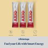 AXIO Regular Energy Drink Powder, Red Raspberry, 30 Packets, Instant Energy Powder, Energy Supplement in a Drink Mix, w/B Vitamins, DMAE, L-Theanine, Quercetin, Green Tea & Pine Bark Extract
