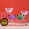 mollensiuer 3 Pieces Acrylic Crystal Facial Mask Mixing Bowl Facial Mud Bowl DIY Stirring Bowls Face Skin Applicator Bowl