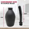Touche Enema Bulb - Anal or Vaginal Douche for Men or Women - Medical Grade - Comfortable Cleaner - 10 Ounce