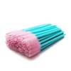100pcs Mascara Wands Disposable Lash Brushes for Eyelash Extension Supplies Makeup Applicator Tool, Blue/Pink