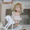 NUOBESTY Doll Eyewear 2pcs Doll Glasses Doll Eyeglasses Doll Dress up Glasses Dolls Reading Glasses Mini Glasses Costume Supplies for 15-20cm Doll Kids Play House Black Transparent