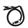 EXCELSIOR INT Pure Leather Get Back Old School Whip Handlebar Accessories For Motorcycle Rider-Black, 42 inches