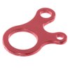 West Coast Paracord 3 Hole Tensioner Guyline Adjuster with a Figure 9 Descender Ring 3 Hole Connector- Tie Down, Tent, Shade, Canopy, Camping, Hiking, Backpacking (Red, 4 Pack)