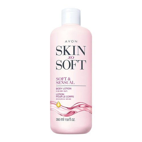 Avon Skin So Soft Soft & Sensual Body Lotion 11.8 fl oz. Skin So Soft Original Body Lotion Skin Nourishment and Moisturizer - 1 Pack