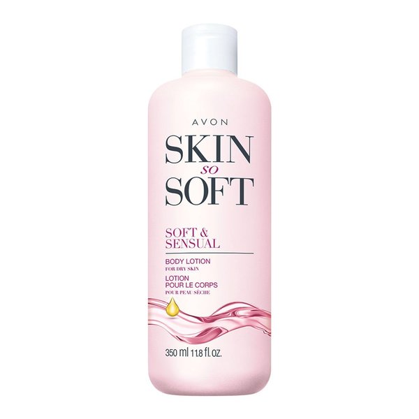 Avon Skin So Soft Soft & Sensual Body Lotion 11.8 fl oz. Skin So Soft Original Body Lotion Skin Nourishment and Moisturizer - 1 Pack