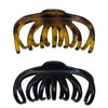 Nalodu Hair Claw Clips, 2 Pack 4.3 Inch Non-Slip Unbreakable Matte Octopus Hair Clip for Women Thin and Medium Thick Long Curly Hair