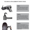 Anti-Flight Flyaway Attachment Nozzle Compatible with Laifen Swift Hair Dryer/Swift SE Styling Tool, Hair Smoothing Dryer Accessories for Laifen, Black