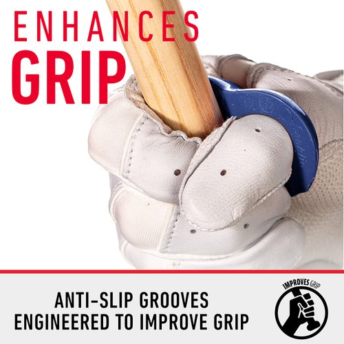 Franklin Sports Baseball Bat Swing Trainer - Gator Grip Grip Trainer - Baseball and Softball Hitting Aid - Knuckle Aligner and Swing Trainer - Navy