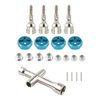 Rchobbytop 7mm to 12mm Wheel Drive Hex Convert Adapters & Axle Shaft & Lock Nuts & Wrench for 1/18 WLtoys A949 A959 A969 A979 K929 RC Cars Upgrade to 1/10 Wheel, Set of 4