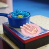 jojofuny 4 Sets Miniature Dollhouse Dish 1 12 Scale Miniature Plate Dollhouse Plate Dinner Set Simulation for Dollhouse Kitchen Accessories