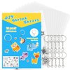 SOFIRE Shrink Film Sheets for Shrinky Dinks, 123 PCS Plastic Shrinky Art Paper Kit for Kids Art and Craft