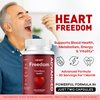 Heart Freedom - Heart Freedom Capsules, Official HeartFreedom Pills All Natural Ingredients - Maximum Strength, Premium Advanced Formula Support Health & Wellness, 60 Capsules for 1 Month
