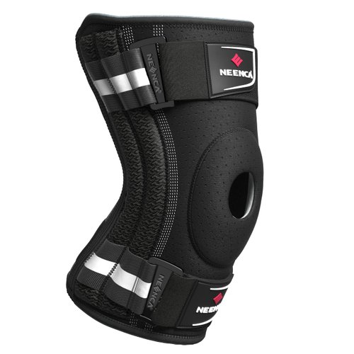 NEENCA Professional Knee Brace for Knee Pain, Knee Support with Side Spring Stabilizers, Stability and Support for Arthritis, Meniscus Tear, ACL,PCL, Runner, Sports, Knee Pain Relief- FSA/HSA Approved