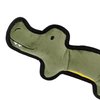 Beco Lovable Crocodile Squeaker Dog Toy, Made with 65% Recycled Materials, Snuggle, Chew, Toss & Fetch