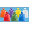 USA-Made Colorful Trash Bags in Variety of Sizes and Colors (10, YELLOW 50 GALLONS)