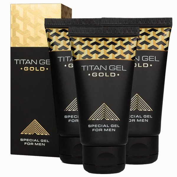 Irvy Titan Gel Gold for Men Original (Pack of 3)