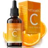 Pure Vitamin C Facial Serum, Anti Aging Face & Eye Serum Hydrating, Reduce Dark Spots, Fine Lines, Wrinkles and Sun Damage, Brightening Serum for Glowing Skin