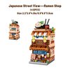 ELAICREE Japanese Street View Shop Bricks, Mini DIY Building Blocks Model MOC Construction Toy (Ramen Shop)