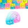 PowerTRC 144 Pcs Mini Slinky Party Favors Mini Slinkies Bulk, Emoticon Rainbow Spring Toys Goodie Bag Stuffer, Coil Spring Toy for Carnival Prize Classroom Exchange Gifts