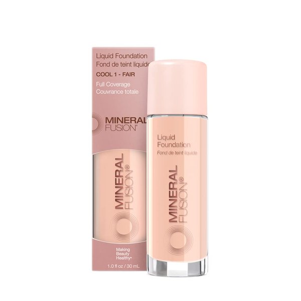 Mineral Fusion Liquid Foundation, Cool 1, 1 Fl Oz