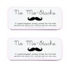 No Mo-Stache Lip Wax Kit 24 count 2 Pack - Skin Friendly Easy to Use Wax Strips - 2 Pack Travel Friendly Lip Wax Strip - Lip Hair Removal in No Time - Skin Exfoliator Hair Removal Strips