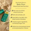 Earth Mama Baby Face Mineral Sunscreen Stick SPF 40 | Reef Safe, Non-Nano Zinc, Contains Organic Cocoa Butter & Aloe | Babies, Kids & Family 0.74-Ounce