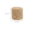 4pcs Mini Bales Miniature Blocks for Craft Dollhouse Farm Table Decoration Miniature Dollhouse Accessories