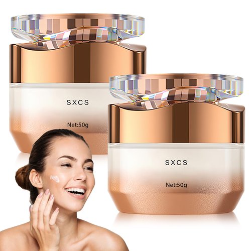 BSMAX 𝐍𝐢𝐜𝐨𝐭𝐢𝐧𝐚𝐦𝐢𝐝𝐞 Lady Plain Face Cream,Multifunctional Nicotinamide Cream for Face, Nicotinamide Vitamin C Plain Face Cream,SXCS Tone-Up Cream (2Pcs)