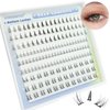 Self Adhesive Bottom Lash Clusters 3 Styles Wispy Press On Bottom Lashes Pre Glued Eyelashes Clusters Self Adhesive Eyelash Extensions 162pcs Natural Lower Lash Extensions Individual Lashes
