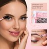 Lash Extension Kit, PITHER 280 PCS 40D Lash Clusters DIY Eyelash Extension Kit with Lash Bond and Seal Waterproof, Lash Remover for Lash Extensions Individual Lashes Kit Beginners 9-16mm