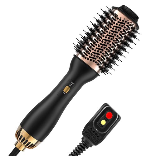 UBEIYI Hair Dryer Brush Blow Dryer Brush, Upgraded Hot Air Hair Blow Dryer and Styler Volumizer with Ceramic Titanium Hair Volumizer Brush