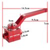 KYOSTAR 1/8" NPT Shut Off Valve, Aluminium Brake Line Lock Shut Off Valve Billet, Red