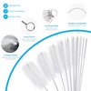 10 Inch Long Upgrade Straw Brush, Bottle Cleaning Brushes, Tube Cleaning Brushes Set Straw Cleaning Kit, 10 Different Diameters Metal Pipe Brush Cleaner, Set of 10pcs by Aorzov