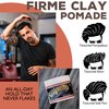Suavecito Pomade Firme Clay 4 oz, 1 Pack - Strong Hold Hair Clay For Men - Low Shine Matte Hair Clay Pomade For Natural Texture Hairstyles