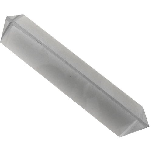 ToolUSA Optical Glass Triangular Prism | 1" x 3" (2.5 cm x 7.6 cm) | Refracts Light for Education & Photography | Clear Quality Glass