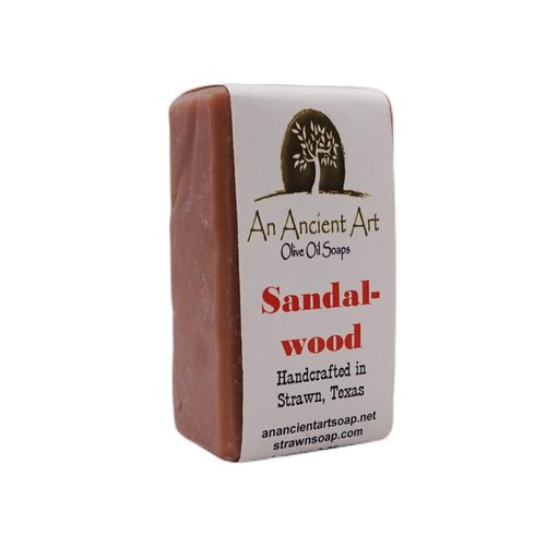 Ancient Art Soap 3.25oz Handcrafted Olive Oil Soap Bar Sandalwood
