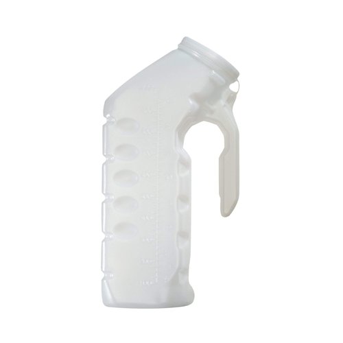 McKesson Male Urinal Bottle with Closure, Single Patient Use, 32 oz / 946 mL, 12 Count