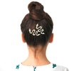 2PCS Snake Hair Clip Sparkly Rhinestones Snake Hair Pins, Alloy Crystal Snake Hair Party Snake Headband and Headpiece Accessories Headdress for Women Girls (Gold)