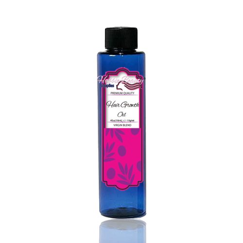 Vegan Hair Growth Oil | Habbie Beauty Supplies | Natural 4C Hair Oil | Hair Growth Products | 4 C Hair Care | Long Hair | 100% Natural Ingredients