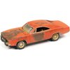 1969 Charger R/T Orange (Unrestored) Barn Finds 1/64 Diecast Model Car by Johnny Lightning JLSP192