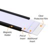 SmartSign Pack of 25 Magnetic"C" Channel Label Holders | 1" x 3"